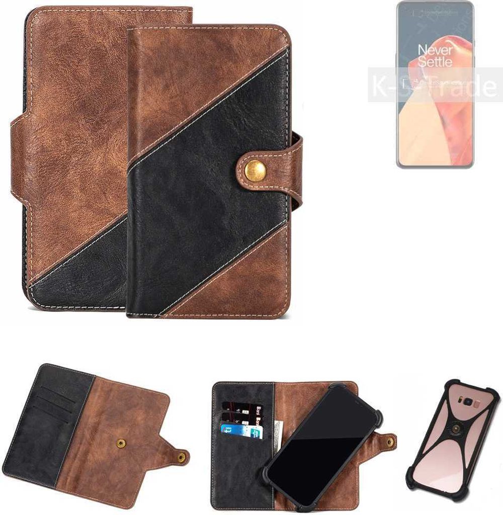 K-S-Trade Handyhülle Schutzhülle Bookstyle Case kompatibel mit OnePlus 9 Klapphülle Cover Hülle Schutztasche 1x