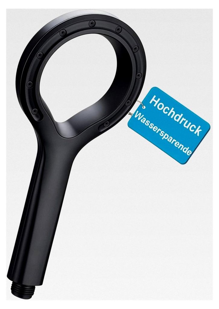 Duschkopf mit Hochdruck und wassersparendem Design, Handbrause mit Mist Spray in sternringförmiger Ausführung