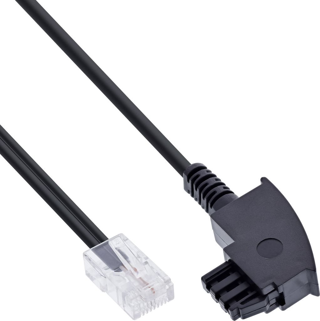 InLine® TAE-F Kabel, für DSL-Router, TAE-F Stecker an RJ45 Produktbild 