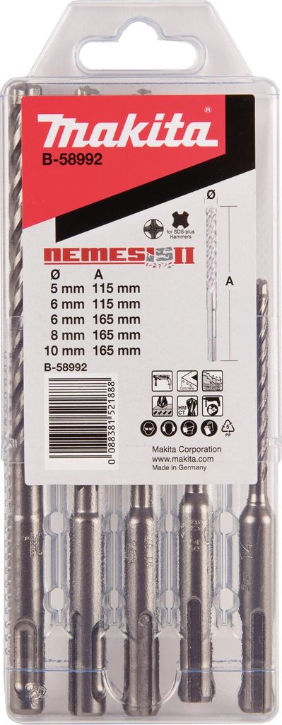 Makita Nemesis II - Bohrersatz - Hammereinsatz Produktbild 