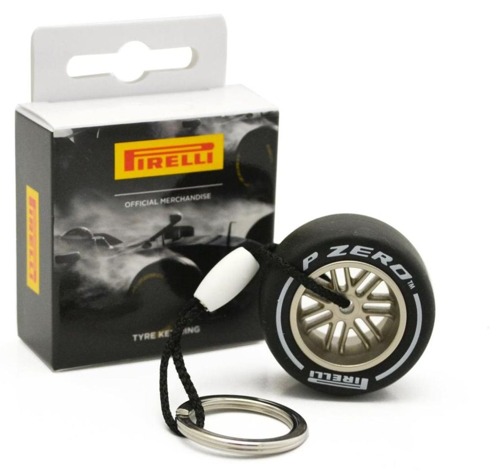 Pirelli F1 Reifen Schlüsselanhänger, Offizieller Produktbild 