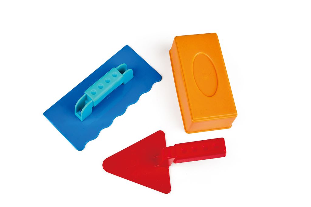 Hape E4064 - Maurermeister-Set, Strandspielzeug/Sandspielzeug, mehrfarbig