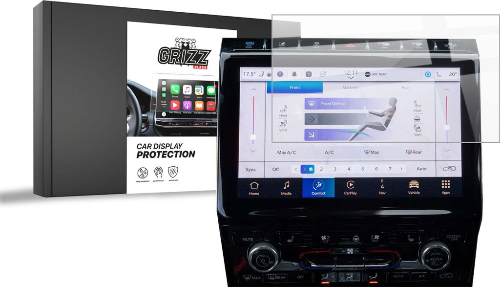 Keramische Autodisplayfolie für Jeep Grand Cherokee (2020-2025), Grizz Protector