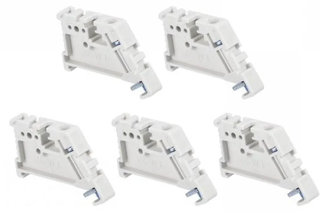 Bornes de blocage EW/35 pour rail DIN - Fixation par vis haute tenue
