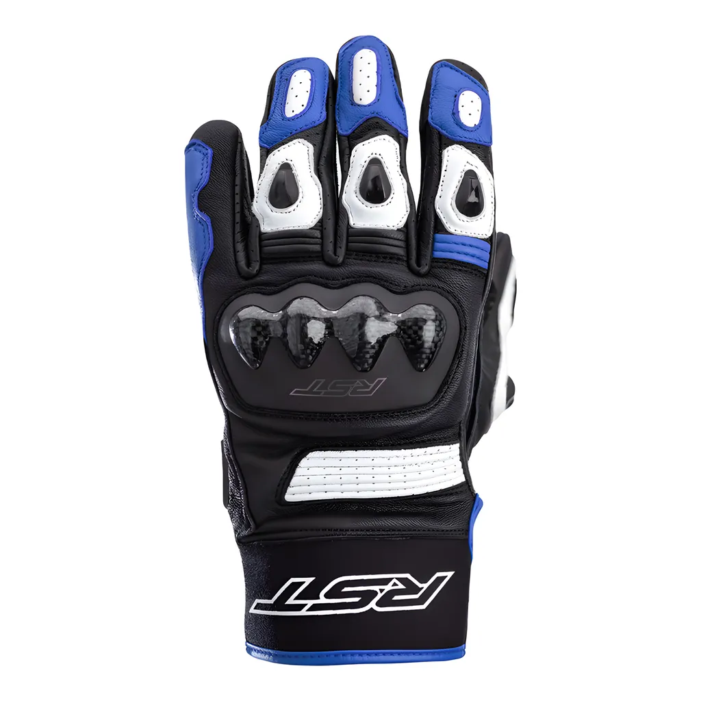 Gants en cuir RST Freestyle II Bleu S - Gants de moto certifiés CE
