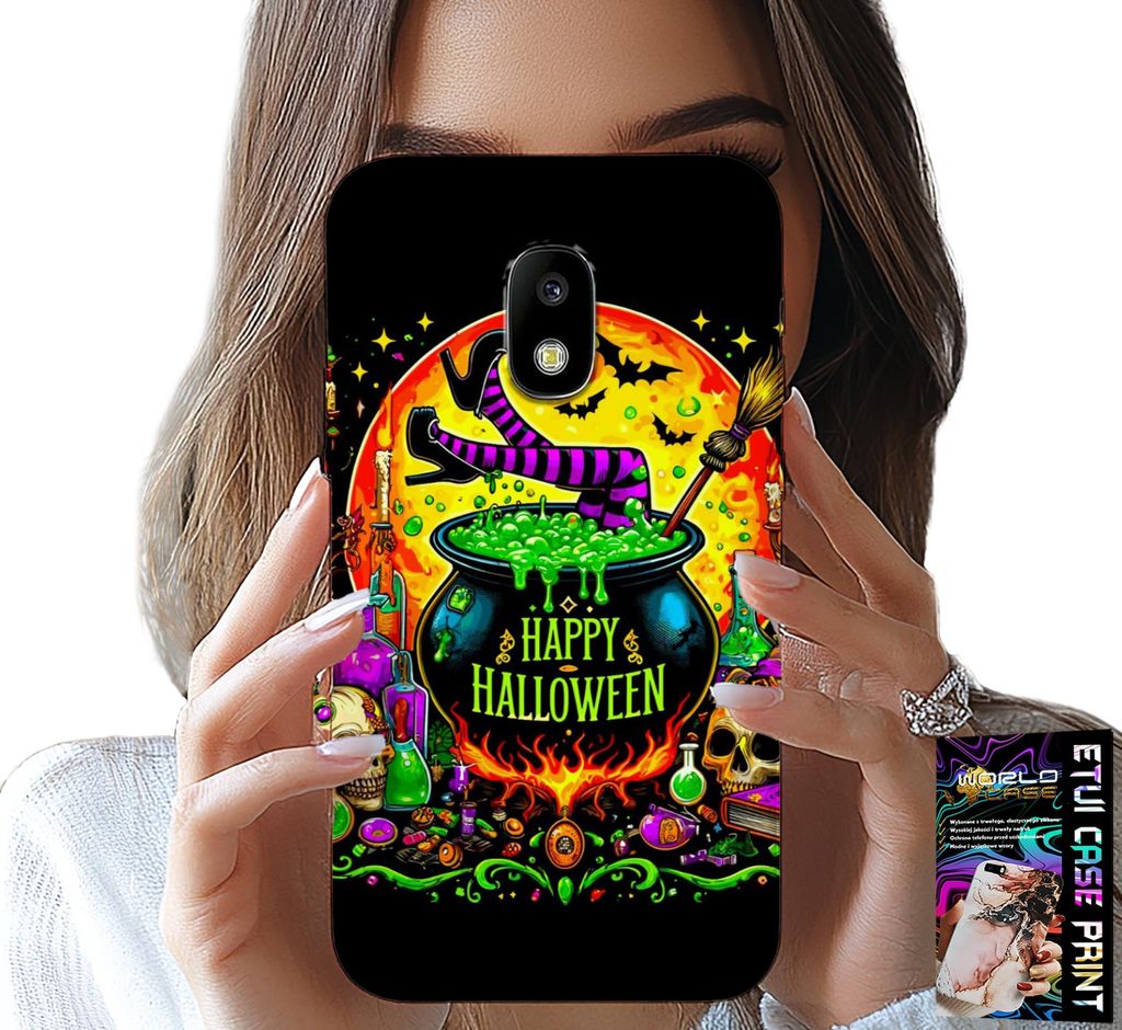 Fall Für Samsung Galaxy J5 2017 - Hexe Kessel Zauberstab Halloween Glas