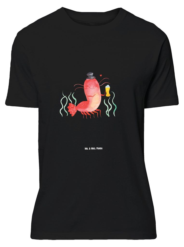 Mr. & Mrs. Panda Größe XL T-Shirt Hummer Weizen - Schwarz - Geschenk, Bier, Meer, Shirt, mit Spruch, Wirtschaft, Kneipe, Garnele, Garnelen, Gasth...