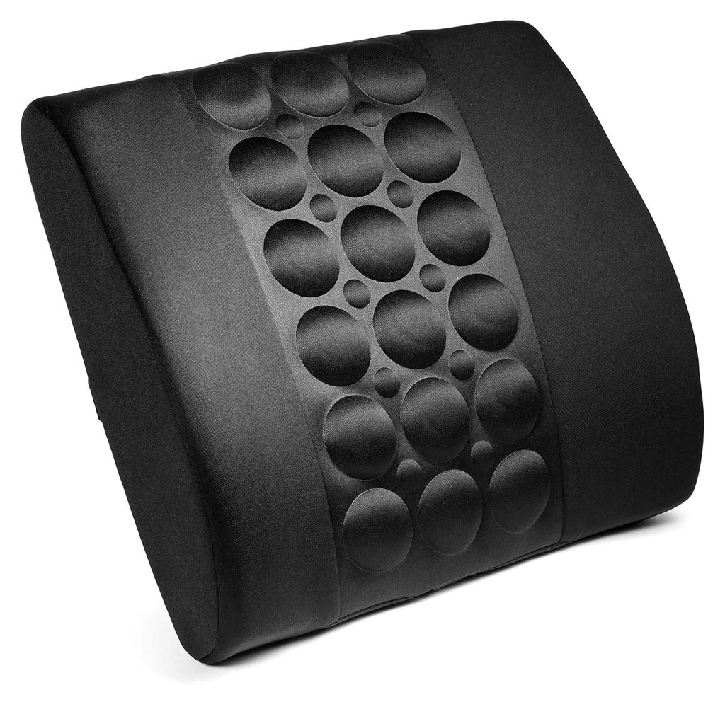 Ergonomisches Rückenkissen – Premium Memory-Schaum Lendenkissen für Büro, Auto und Zuhause, unterstützt aufrechte Haltung, reduziert Rückens...