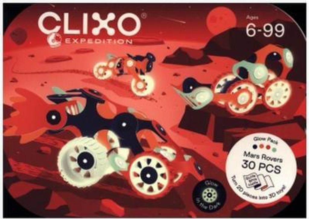 Clixo Mars Rovers mit 30 Teilen, Magnetspielzeug für Kinder Immagine del prodotto 