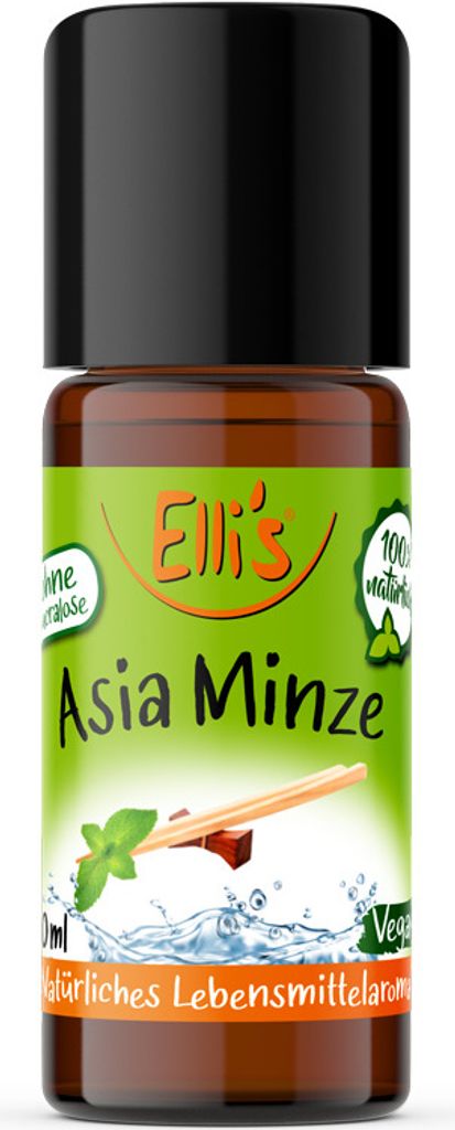 Asia Minze - Natürliches Lebensmittelaroma (flüssig)