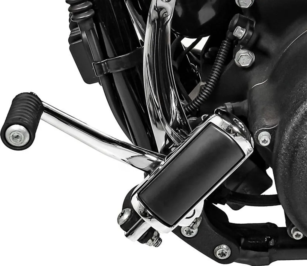 Repose-pieds Anti-vibration Chrome Eagle pour Harley-Davidson Custom