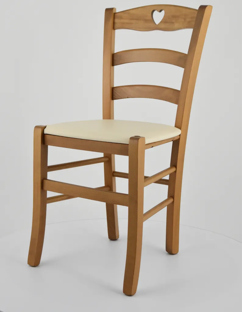 Offerta Sedia Cuore Tommychairs Rovere e Avorio - Già Assemblata - 2