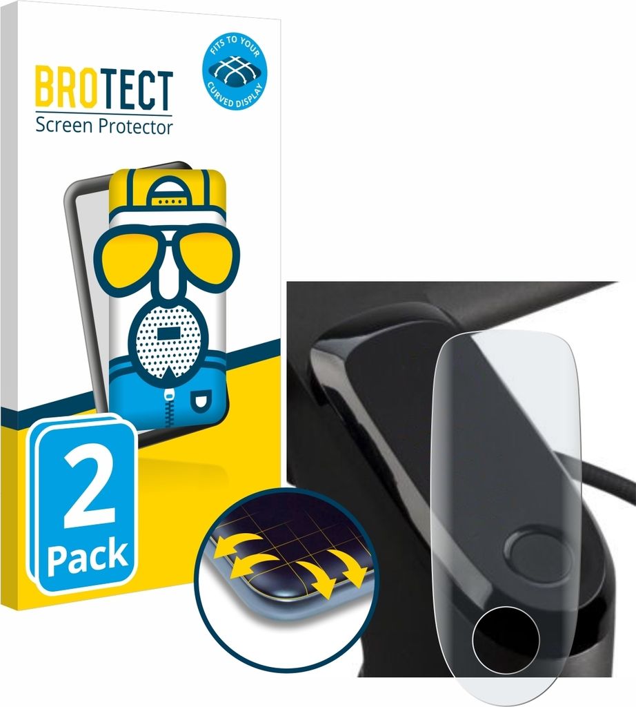 2x BROTECT Fullscreen Schutzfolie für Segway Ninebot F2 Pro D Displayschutz Folie Fullcover Matt Entspiegelungsfolie