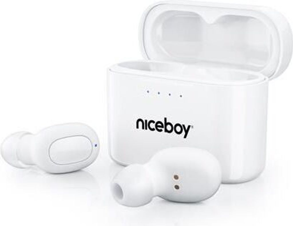 Niceboy HIVE Podsie 3 Polar White Bezprzewodowe słuchawki Zdjęcie produktu 