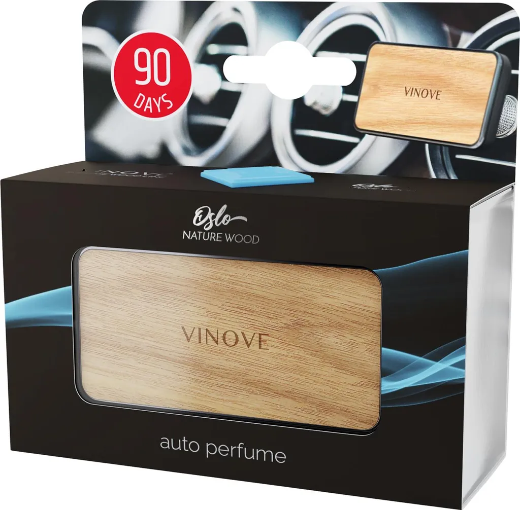 Profumatore Auto Vinove Oslo Wood Line: Tecnologia e Design Naturale