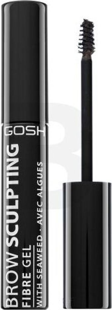 GOSH Brow Sculpting Fibre Gel, Augenbrauen-Gel, Braun, Chestnut, 8 ml, Frauen, Tube
