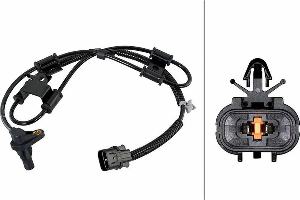 Sensore ABS HELLA per Kia Rio e Altri | Ricambio Storico 2 poli 1060mm