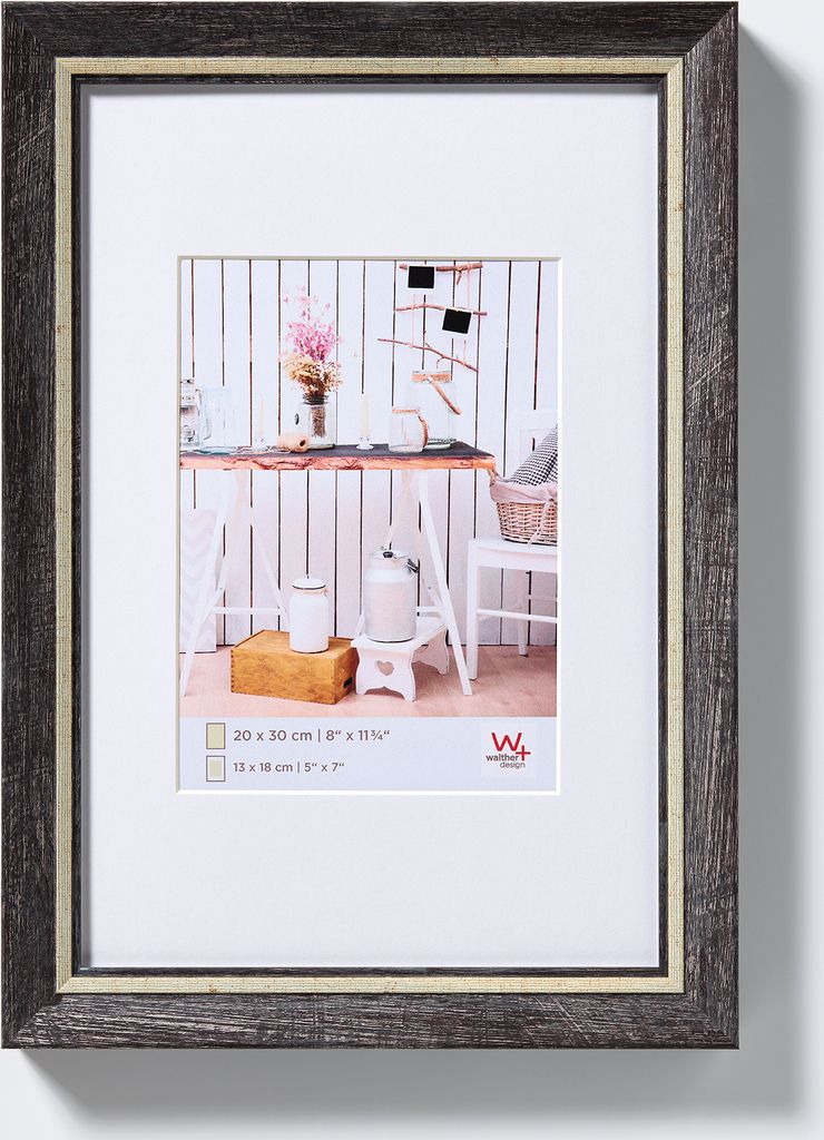 Walther, EL040B,Chalet Designrahmen 030X040 cm SCHWARZ