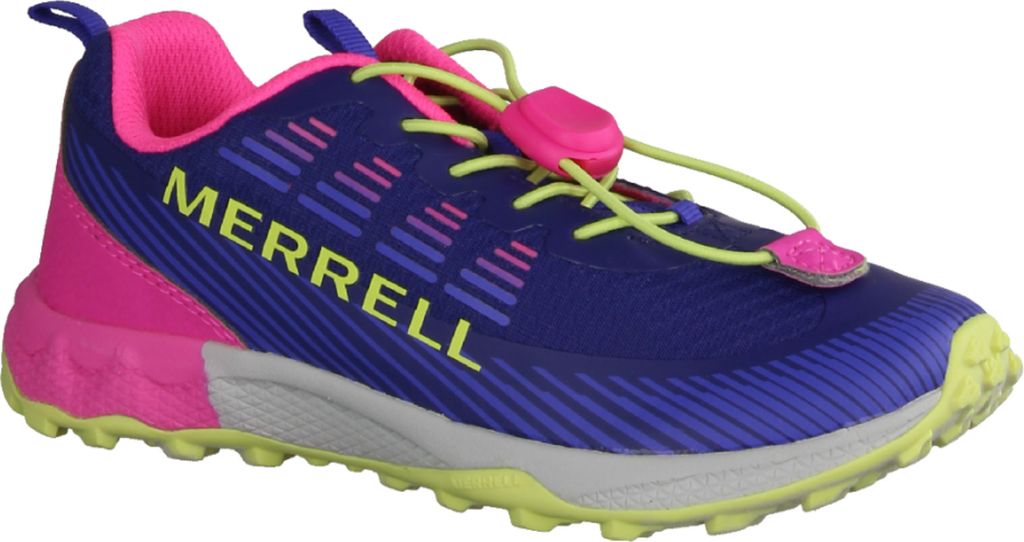 Merrell Agility Peak Mädchenschuhe, Barfußschuh, Sneaker, Textil, Cobalt/Pink - Barfußschuhe KINDER, Blau