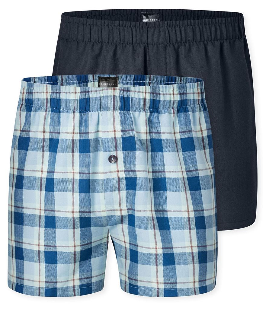 Schiesser Schüler Jungen 2 er Pack Boxershorts Gr. 164  Produktbild 