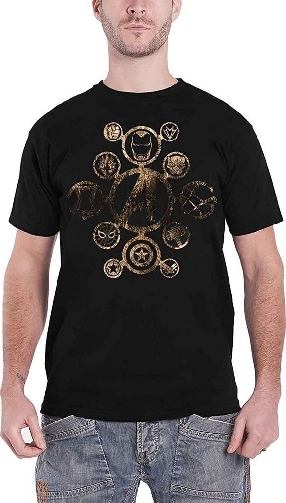 Avengers Infinity War - T-Shirt für Damen BI463 (S) (Schwarz)