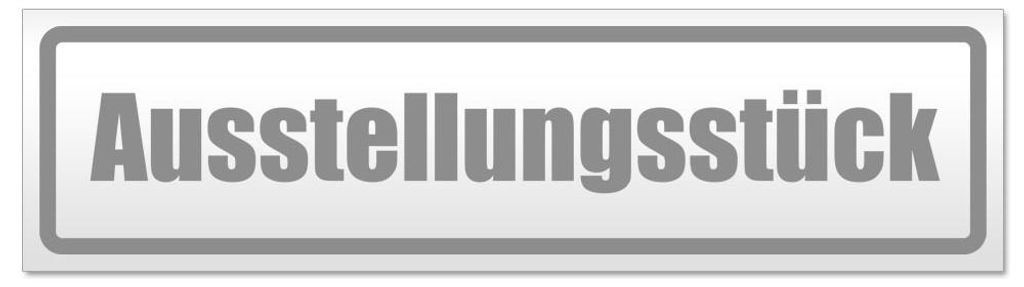 Kiwistar - Autoaufkleber - Grau - 45 x 12 cm - Ausstellungsstück - Hinweis Aufkleber Sticker für Auto, Kfz, Fahrrad, PKW, LKW