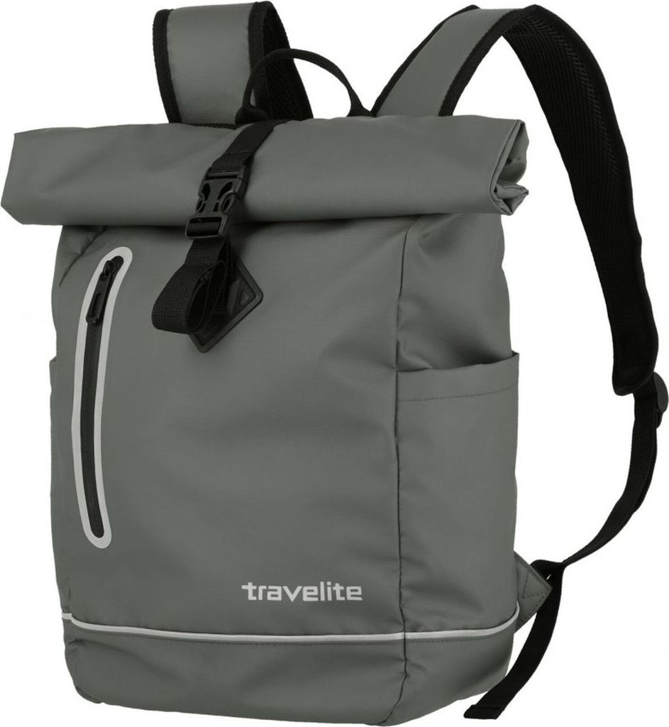 A studio shot of a backpack.