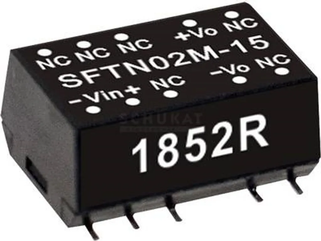 SFTN02N-12 MEAN WELL Convertisseur DC-DC Isolé 2W avec Sortie 12V Fixe