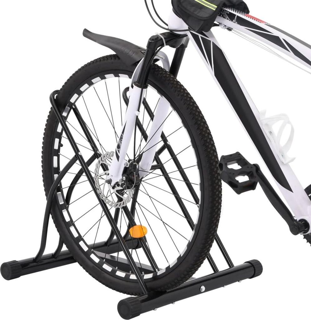 vidaXL Stojan na bicykle pre 2 bicykle Voľne stojaci Obrázok produktu 