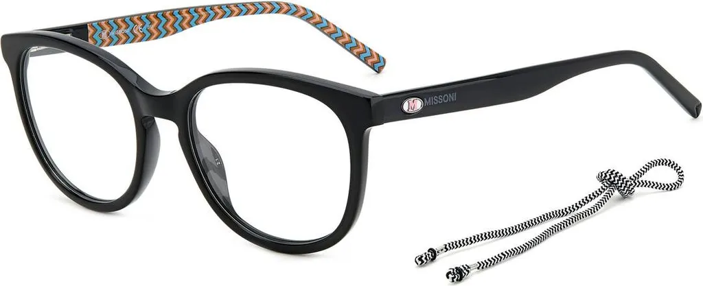 Lunettes de vue Missoni MMI-0116-807F218 Noir Ø 52 mm pour Femme