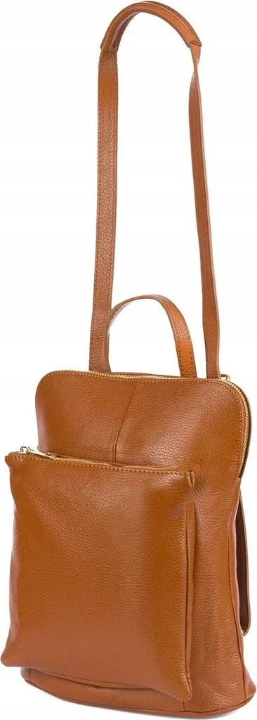 Zaino Donna in Pelle Italiana Elegante - Borsa 2 in 1 Spaziosa A4