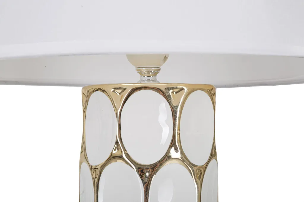 Lampe de Table Décorative Glam Carv Idéale pour Console et Buffet