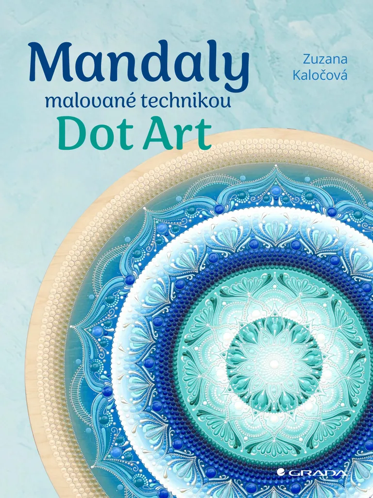 Mandala Dot Art par Zuzana Kaločová - Tableau Peint à la Main 30cm