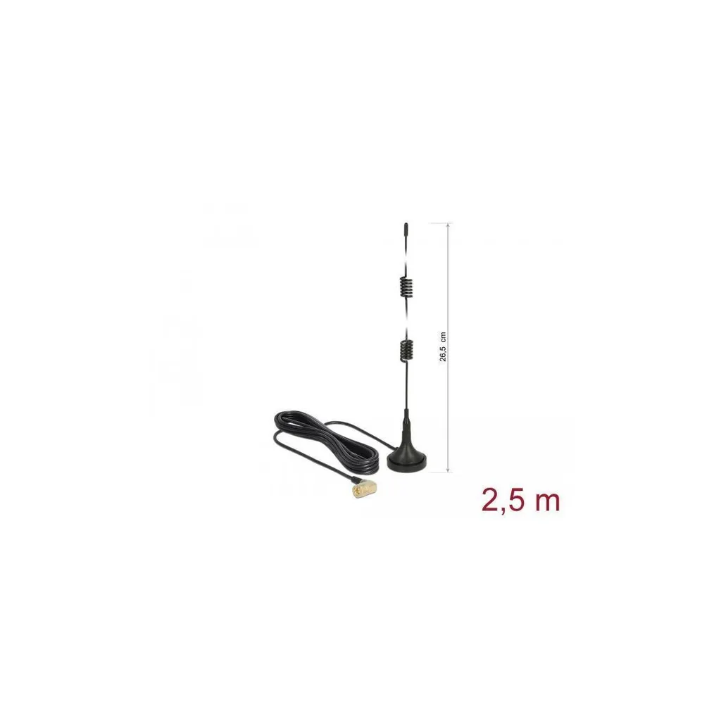 DELOCK LTE Antenne SMA Stecker 90° 2,5 dBi starr