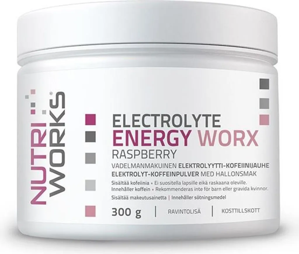 Boisson isotonique pour endurance Energy Worx framboise pot 300g