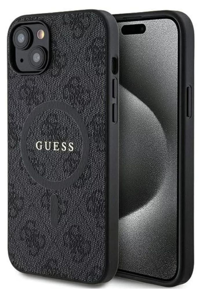 Guess 4G Collection Leder Metall Logo Magsafe Etui Für Produktbild 