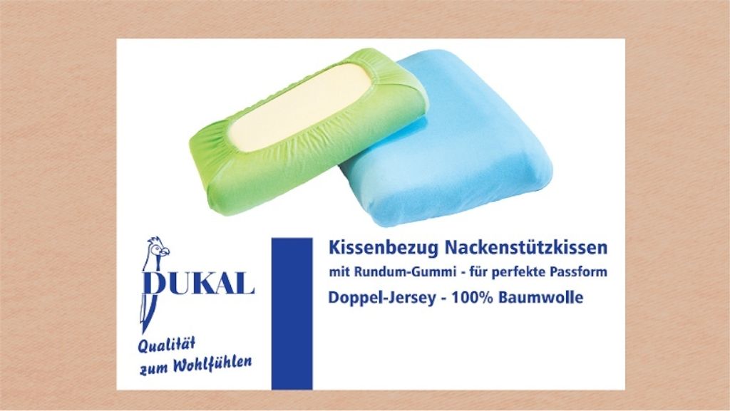Bezug Grosana airflex CLASSIC/SPRING/TRAVEL Nackenstützkissen : Farbe - Natur, Größe - CLASSIC/SPRING Typ BT