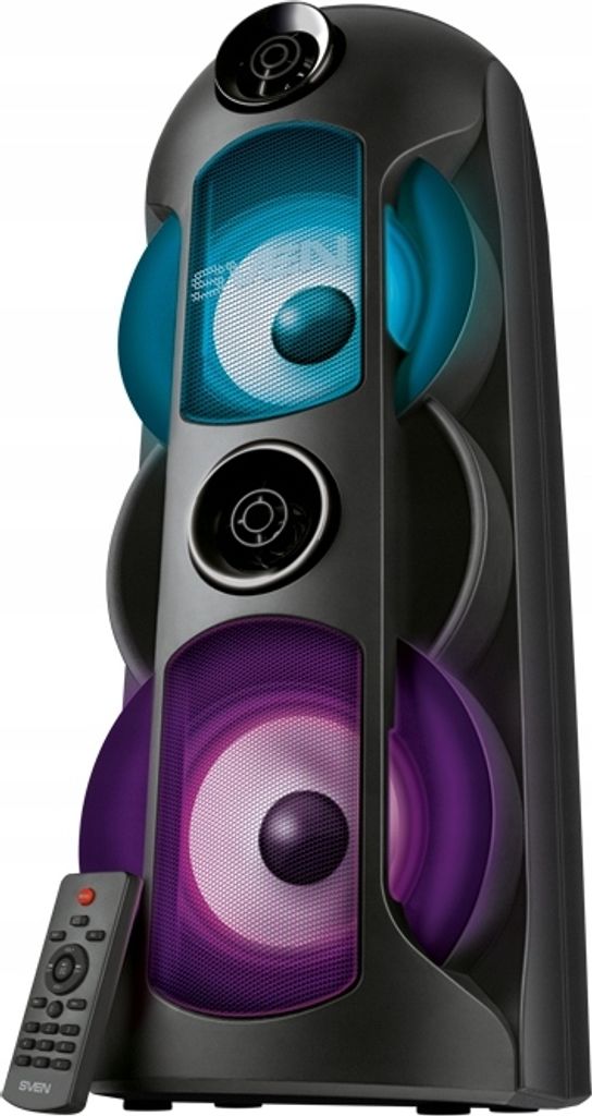 Sven Ps-720 Bluetooth Lautsprecher 80W Tws Tragbares Audiosystem Mit Led Karaoke