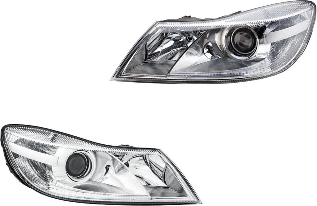 Hauptscheinwerfer-Set 12 V H7/H1 PY21W W5W Halogen FF DE HELLA für u.a. SKODA