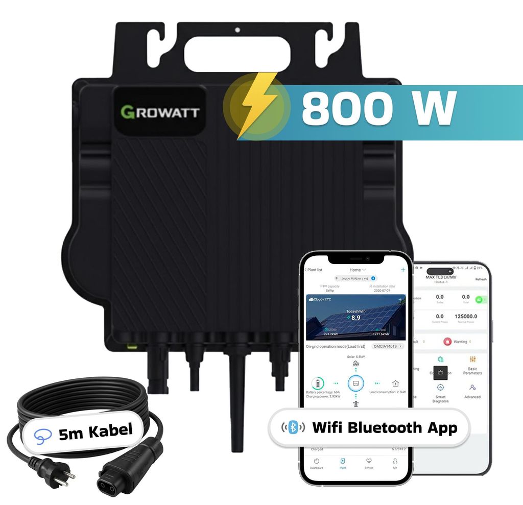 GROWATT Mikro-Wechselrichter 800 W NEO?800M?X für Produktbild 