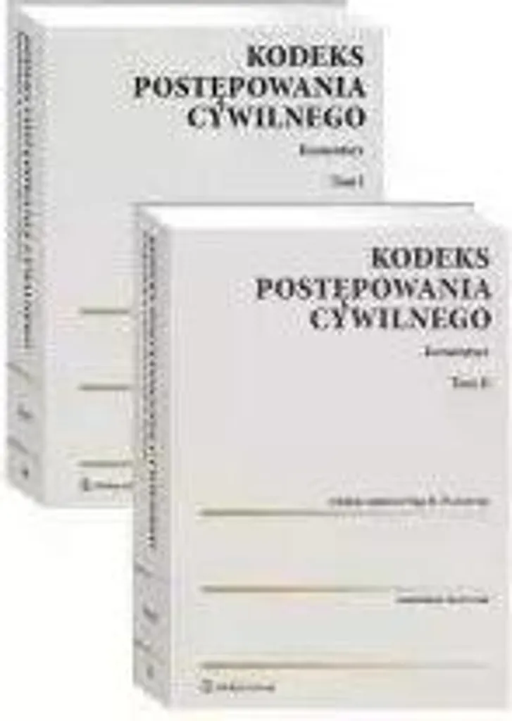 Commentaire Code procédure civile polonais T.1-2 Edition Complète - 2
