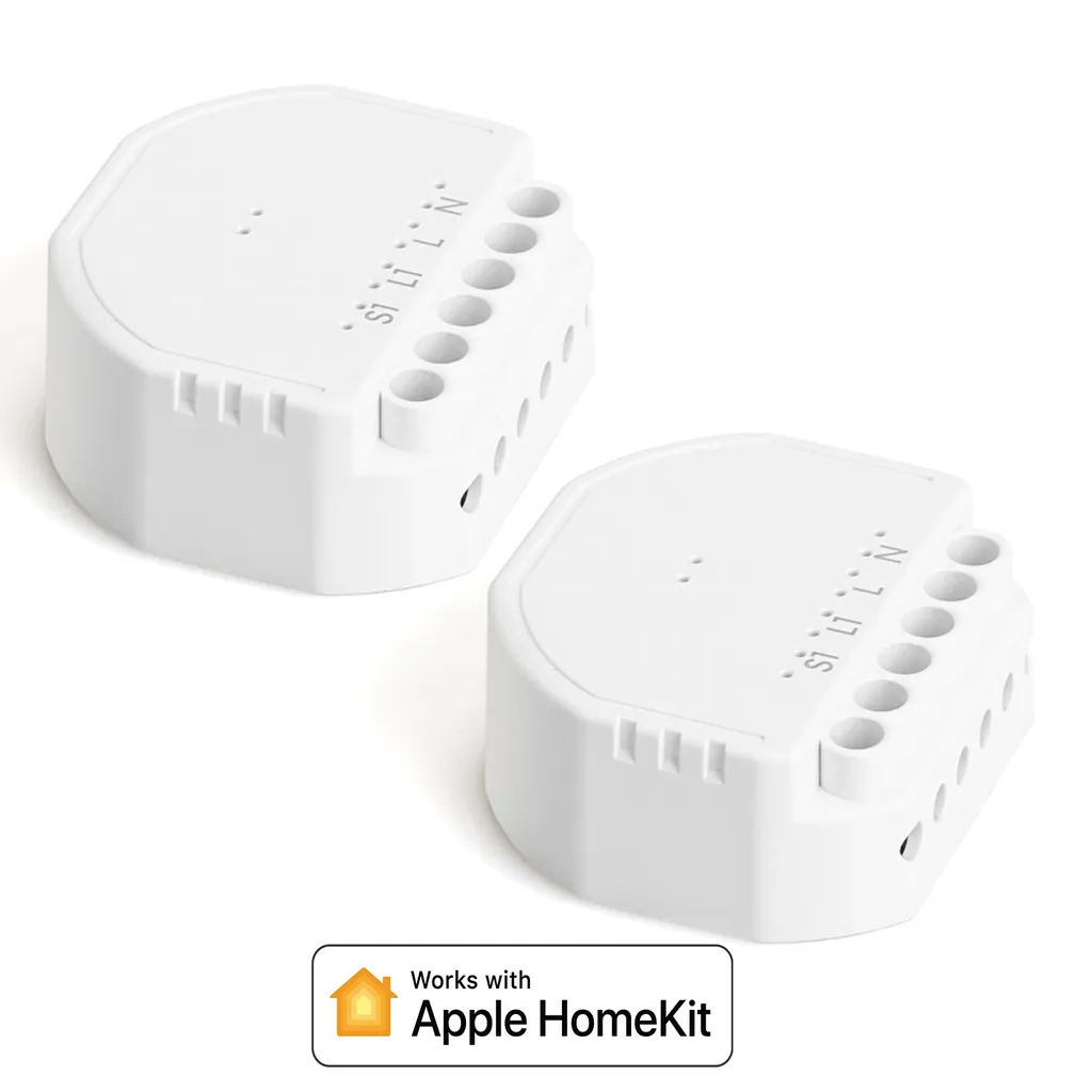 Micromodule connecté Wi-Fi pour interrupteur mural - Pack de 2 modules - 2