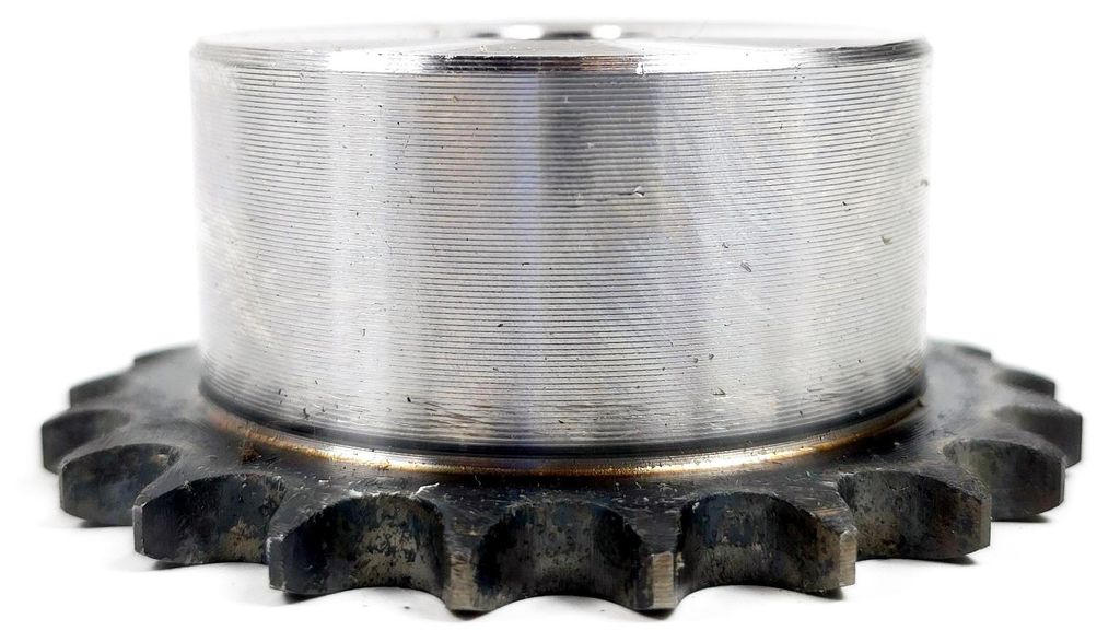 Pignon 06B, 21 dents, avec moyeu, trempé, P : 9,525, 3/8″ Image du produit 