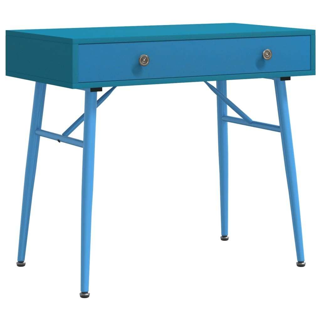 Biurko Komputerowe Z Szufladą, Antyczna Zieleń, 90X50X76,5 Zdjęcie produktu 2