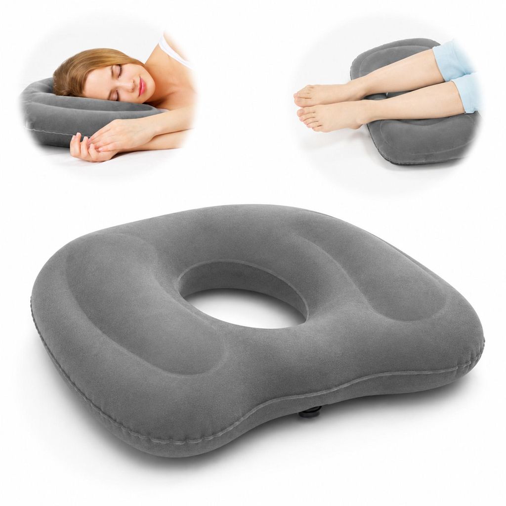 Orthopädisches Sitzkissen, Donut-Sitzkissen aus Memory-Schaum, Steißbeinkissen für Auto, Sofa, Büro und Rollstuhl, Standardmodell