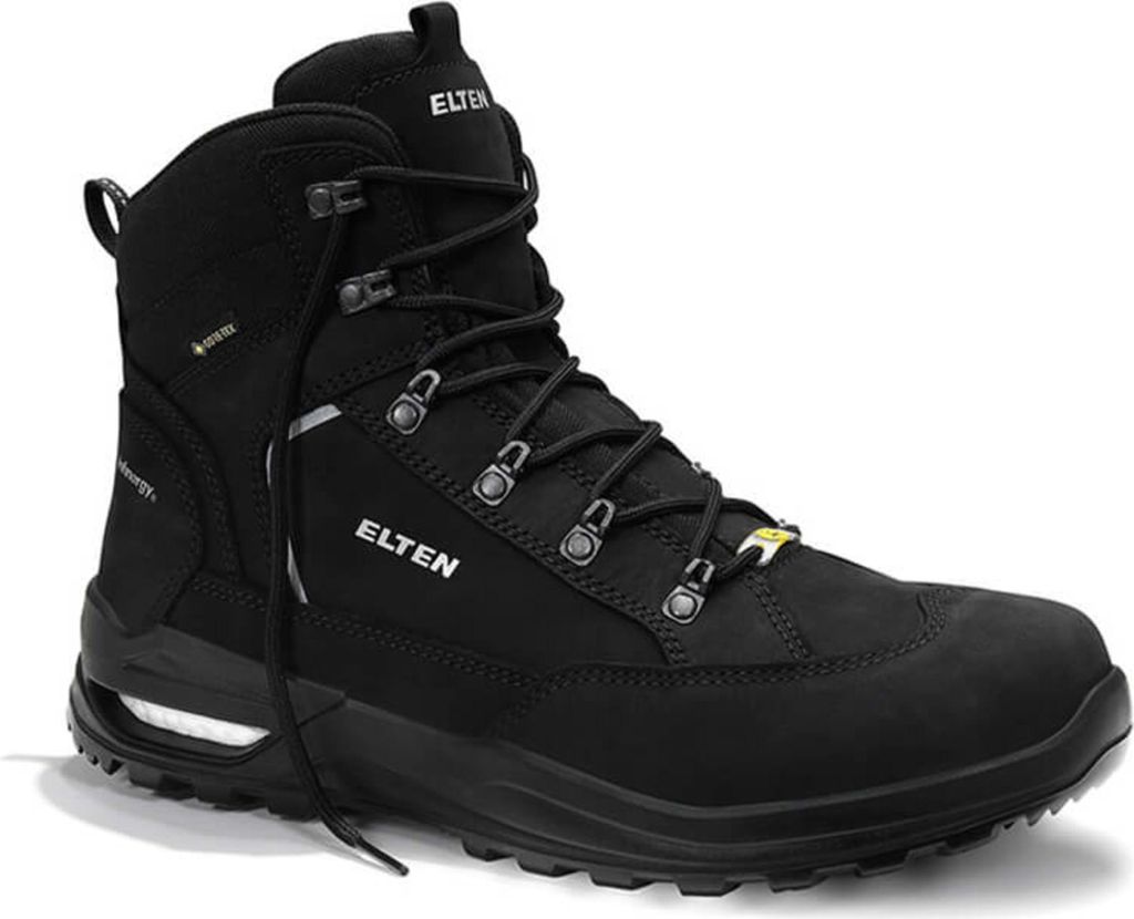 ELTEN Berufsstiefel RONAN XXF GTX black Mid ESD O2 WR CI 976610 Schwarz, 35
