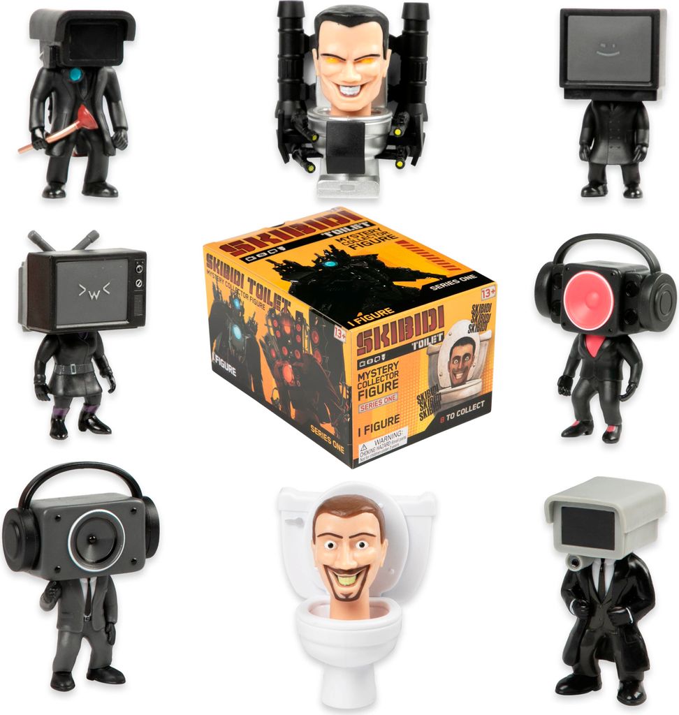 Skibidi Toilet 4.5 Standard Figures, 13 lat(a), Różne Zdjęcie produktu 