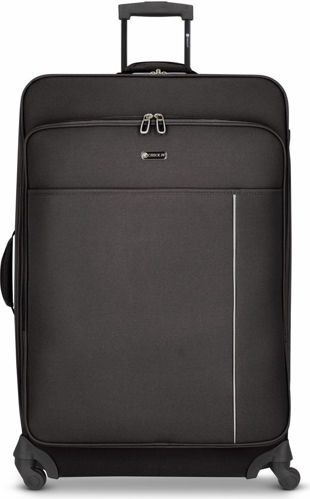 CHECK.IN Sevilla 2.0 Parent Trolley Morbido 65 Cm, 62L, Colore Oliva - Valigia Leggera Con Doppie Ruote 360° E Manico Telescopico, 3,2 Kg