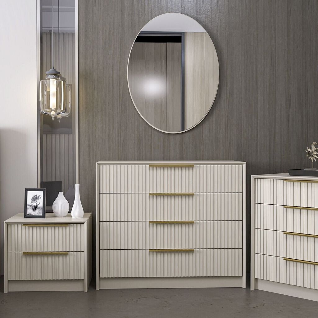 Skye Decor, Kale Luxe - 7940, Kommoden, Stein, 100 x 85 x 45 cm
