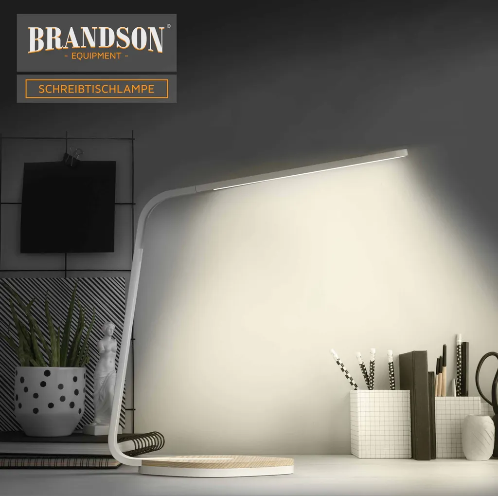 Lampe de bureau tactile 3 températures de couleur et 5 modes d'intensité